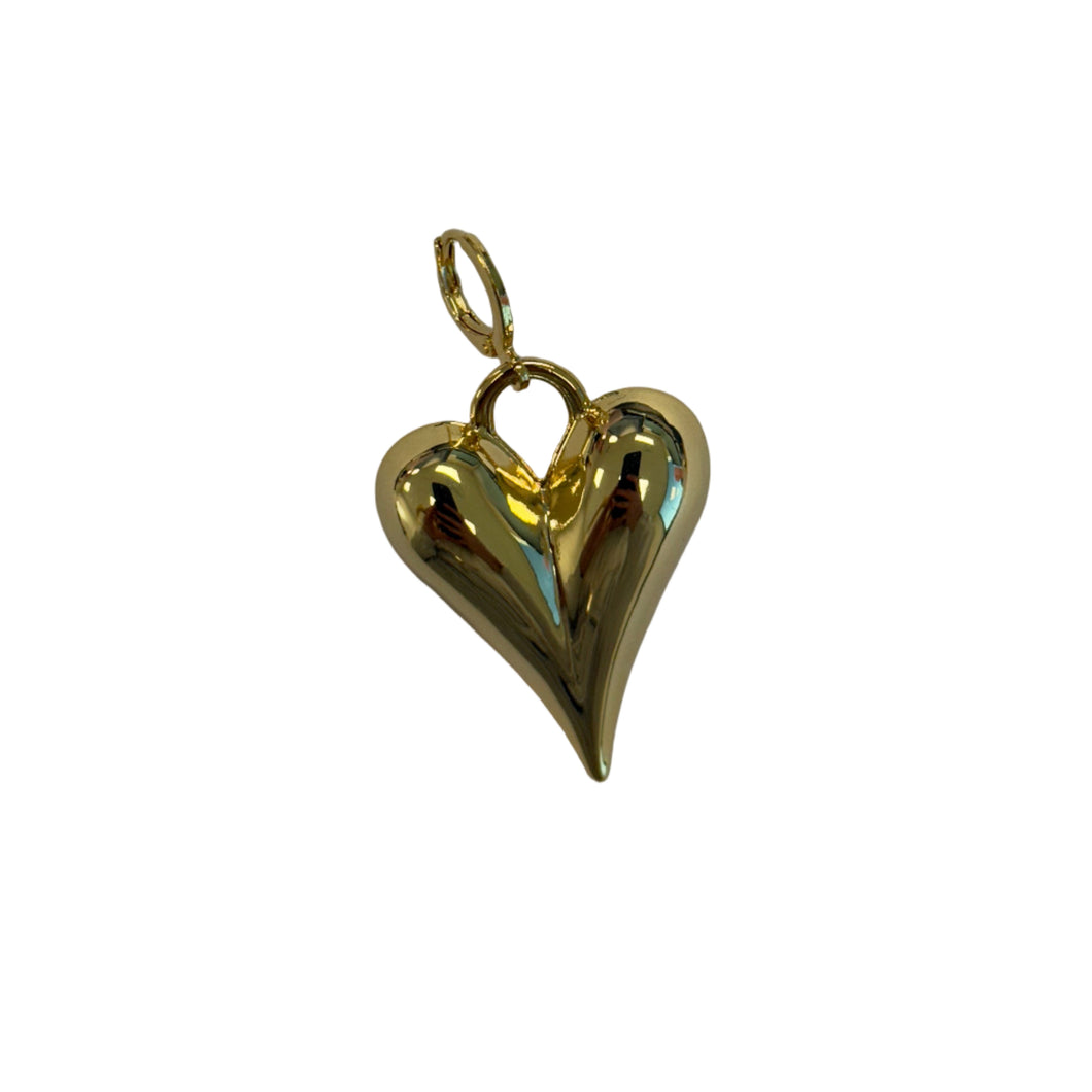 Happy Heart - Gold Charm