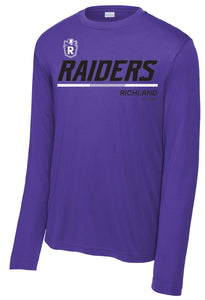 Raiders Long Sleeve Moisture Wick Tee