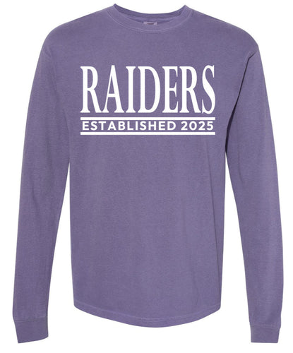 Raiders Long Sleeve Est. Tee