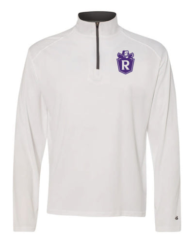 Richland Quarter Zip - White