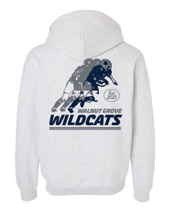 Walnut Grove Football Player Hoodie