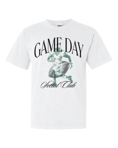 Green Game Day Social Club Tee