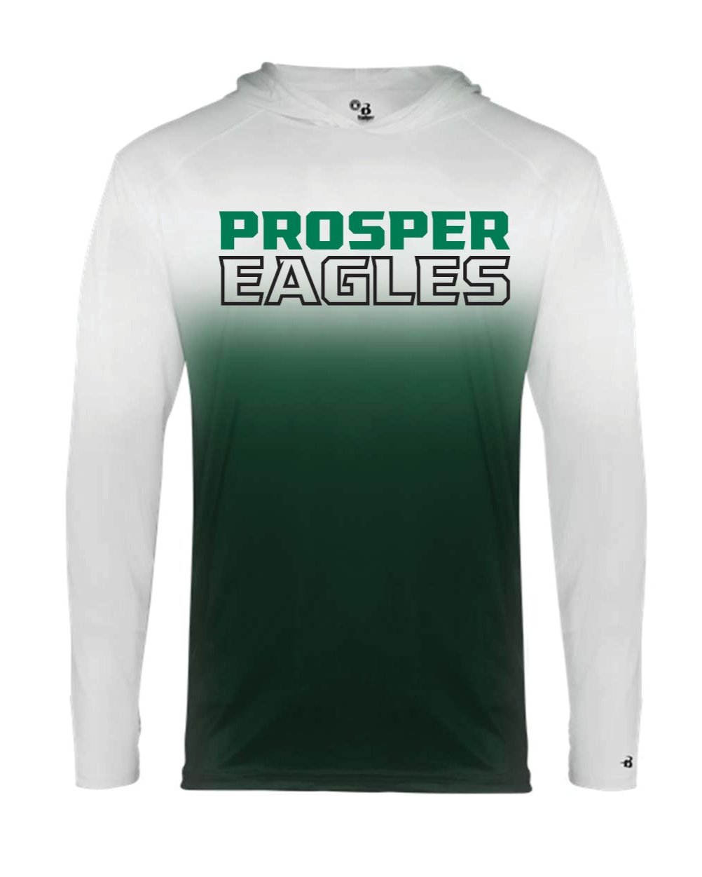 Prosper Eagles Youth Ombre Hoodie Tee