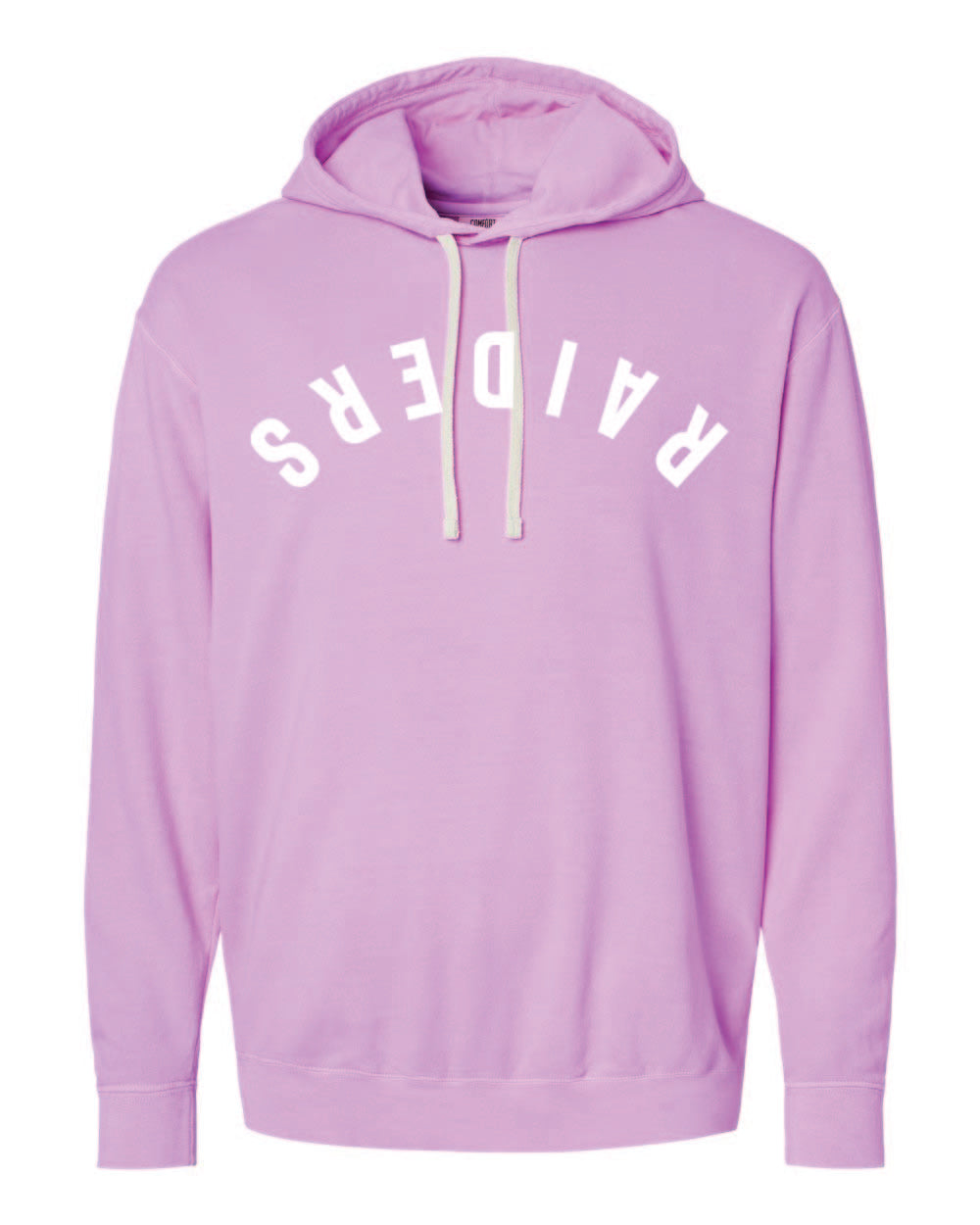 Raiders Upside Down Hoodie - Purple