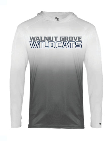 Walnut Grove Wildcats Youth Ombre Hoodie Tee