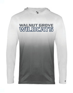 Walnut Grove Wildcats Youth Ombre Hoodie Tee