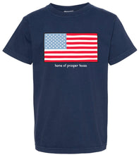 Youth Navy Flag Tee