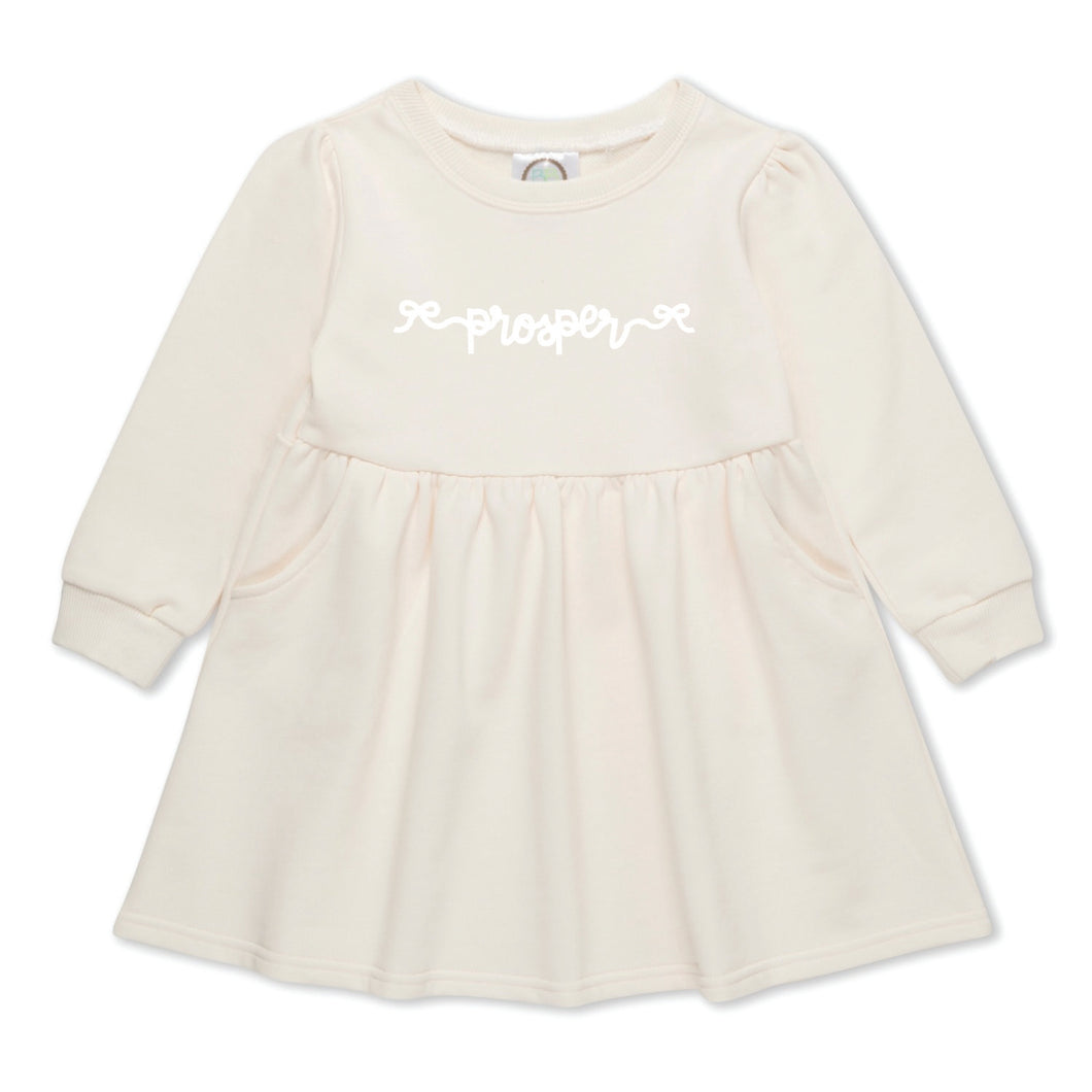 Prosper Baby Dress- Cream