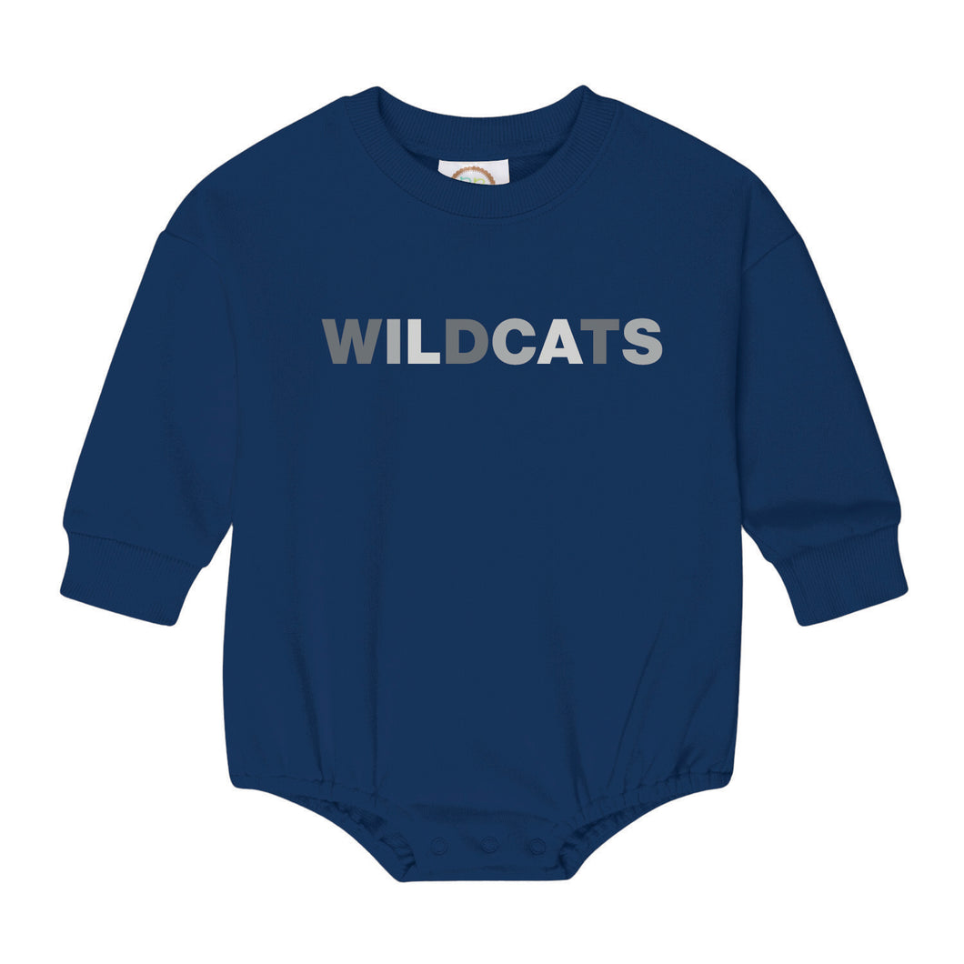 Baby Romper- Navy Wildcats