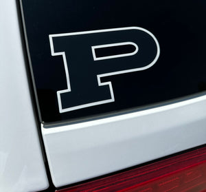 Black Prosper P Car Decal