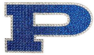 Blue P Bling Car Decal