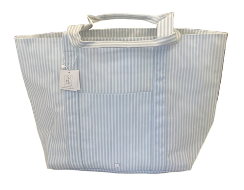 TRVL Jumbo Tote - Blue Stripe
