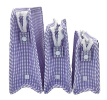 TRVL Roadie Pouch - Purple Gingham