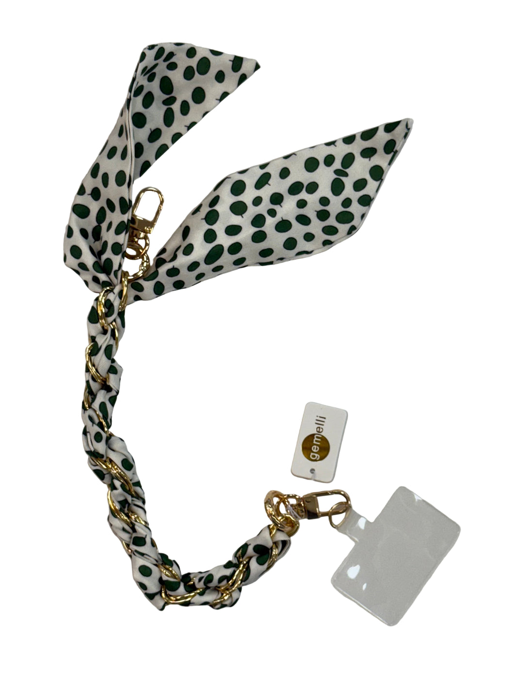 Green Scarf Phone Chain