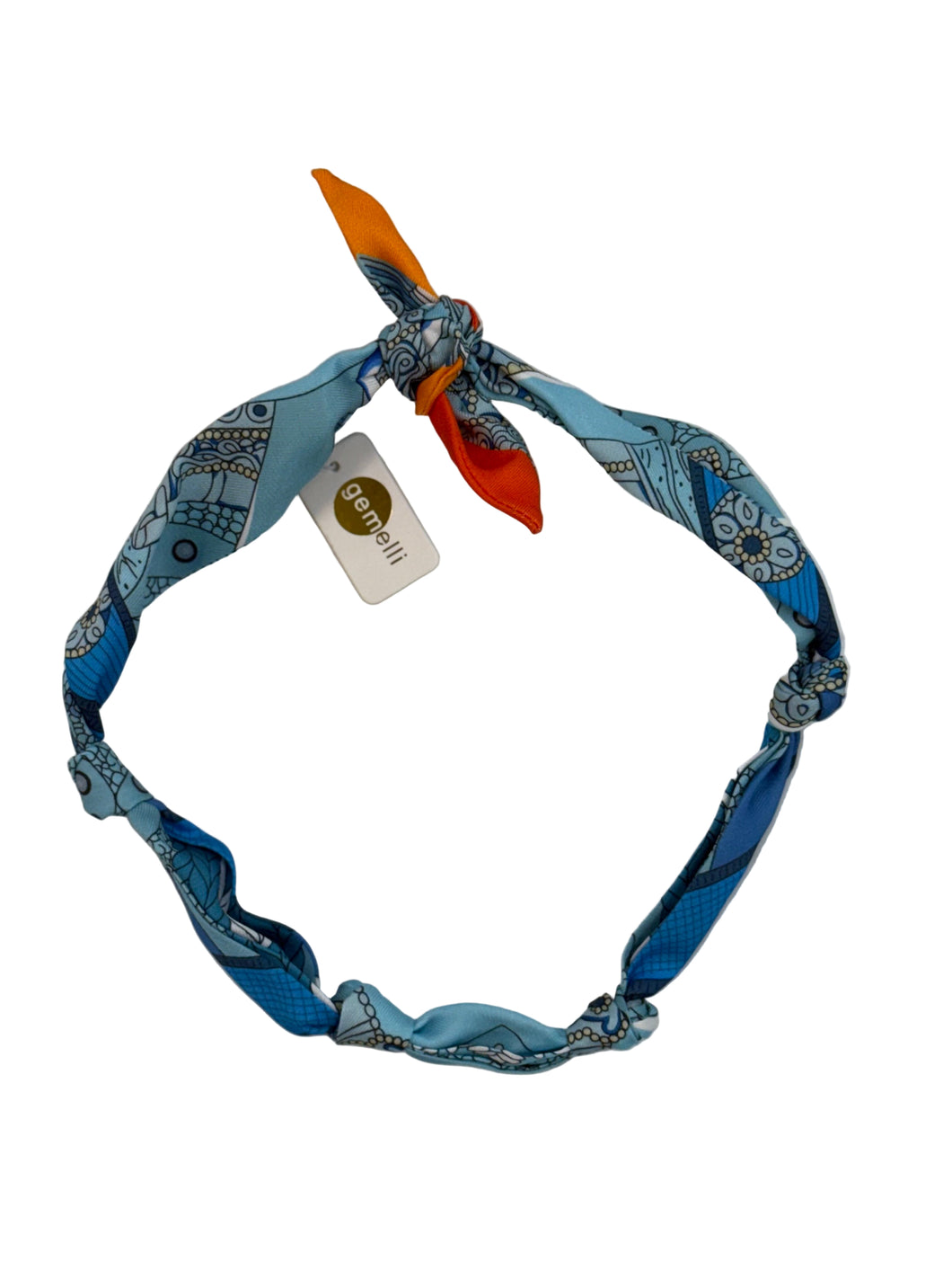 Rock Hill Blue Scarf Necklace