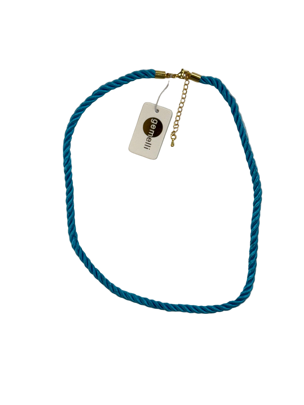 Rock Hill Blue Cord Necklace