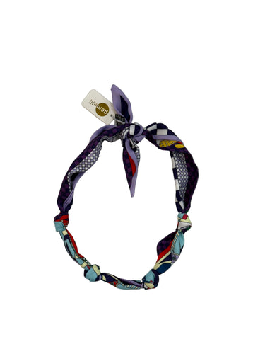 Purple Wonderland Scarf Necklace