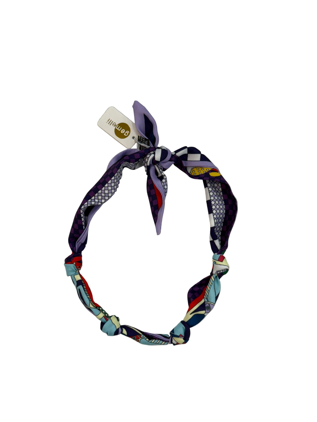 Purple Wonderland Scarf Necklace