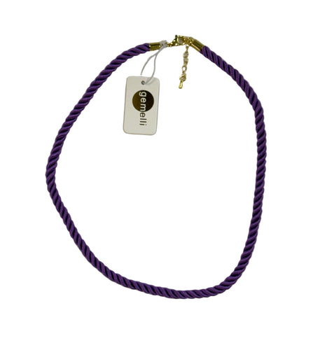 Purple Cord Necklace