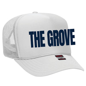 The Grove White Foam Trucker Hat