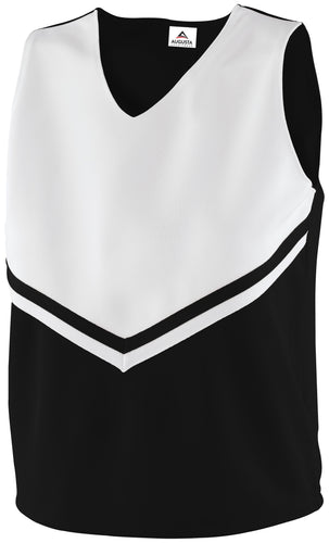 Black Solid Cheer Top