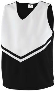 Black Solid Cheer Top