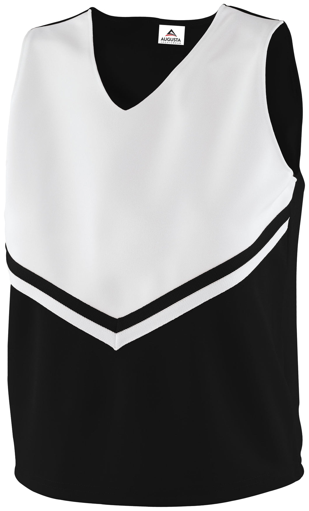 Black Solid Cheer Top